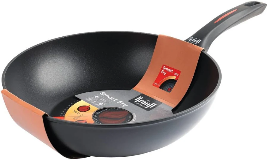 Сковорідка wok Krauff 28 см алюмінієва з антипригарним покриттям KRAUFF-000021 фото