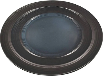 Krauff Lucerne Black&Blue Тарілка обідня 25, 4 см 1 шт KRAUFF-000587 фото